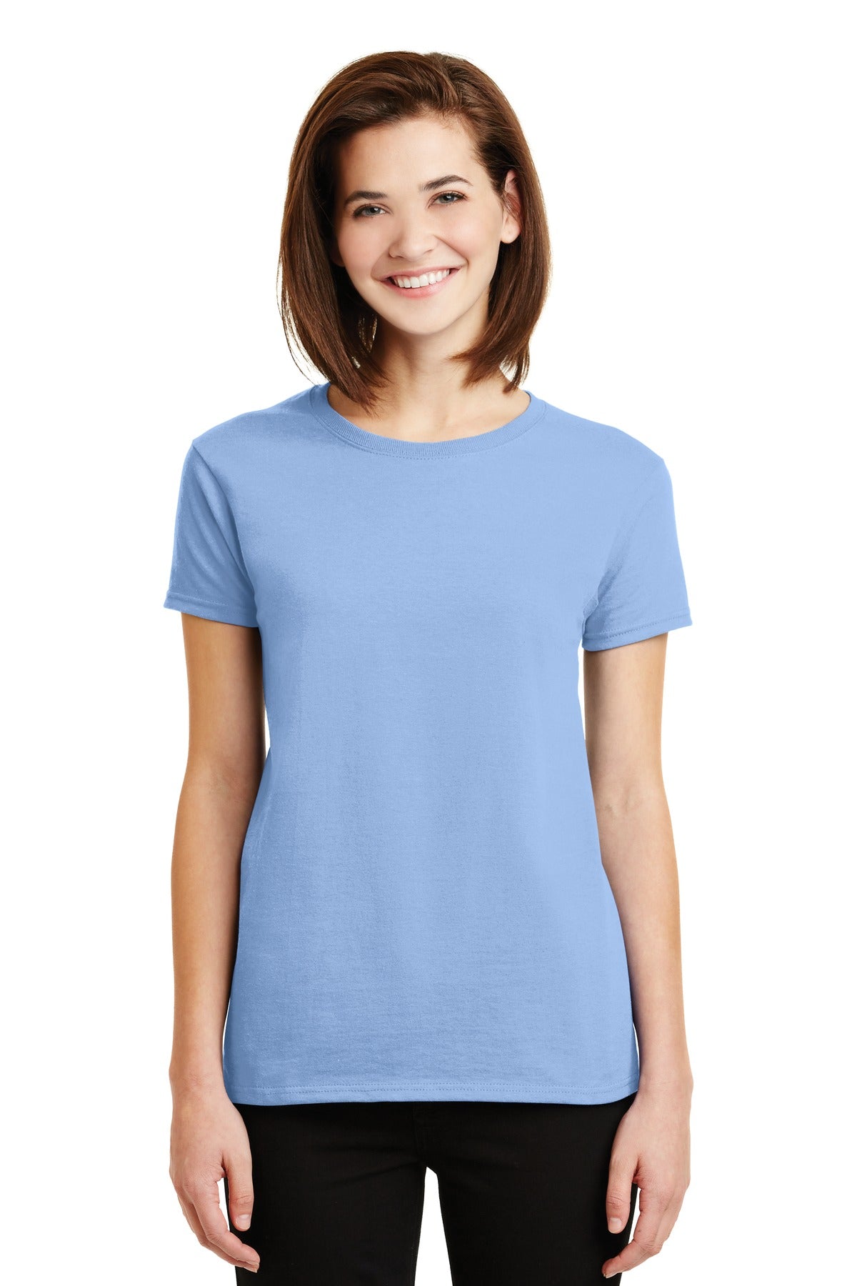 Gildan - Ladies 100% US Cotton T-Shirt. 2000L