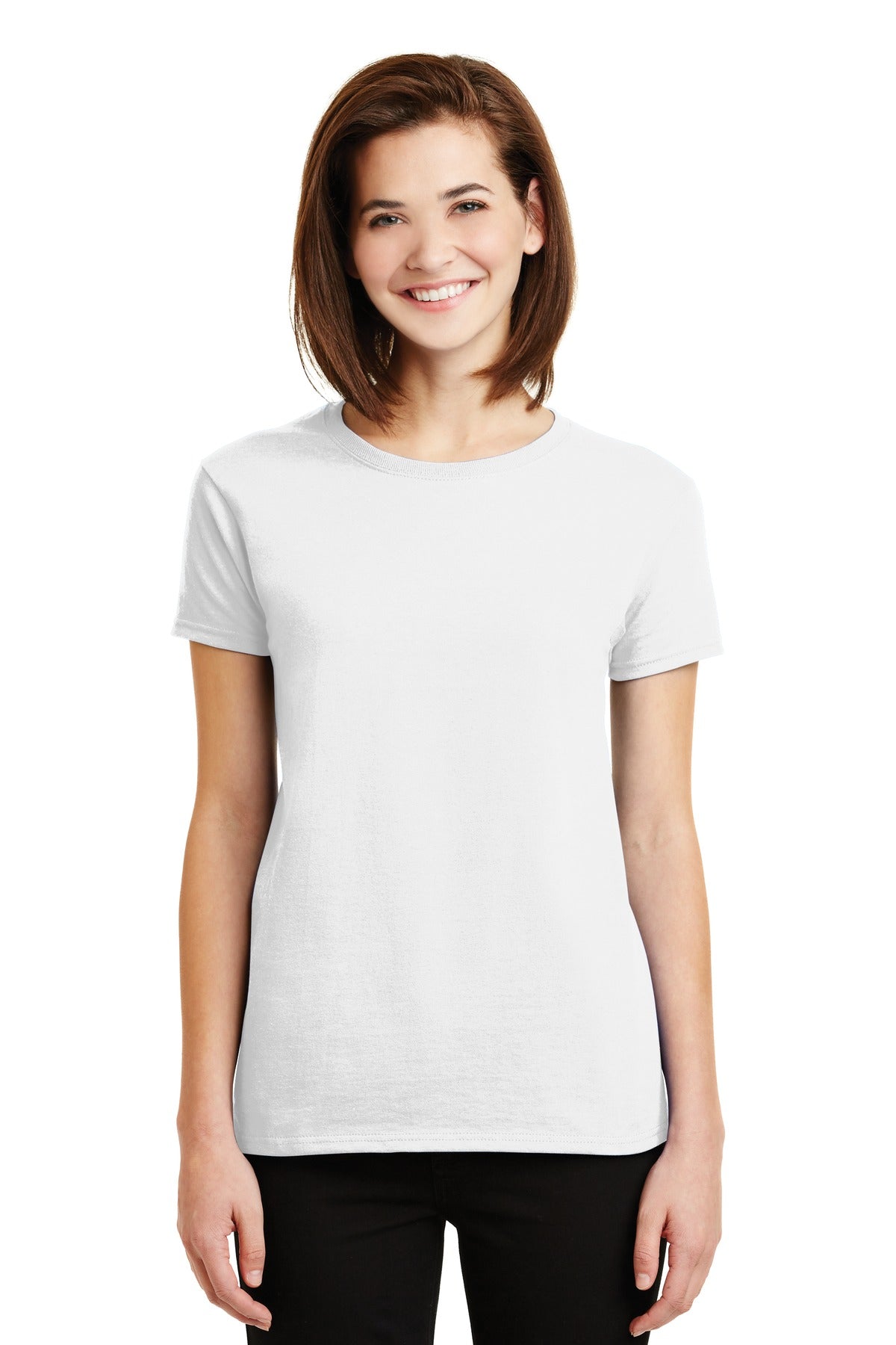 Gildan - Ladies 100% US Cotton T-Shirt. 2000L