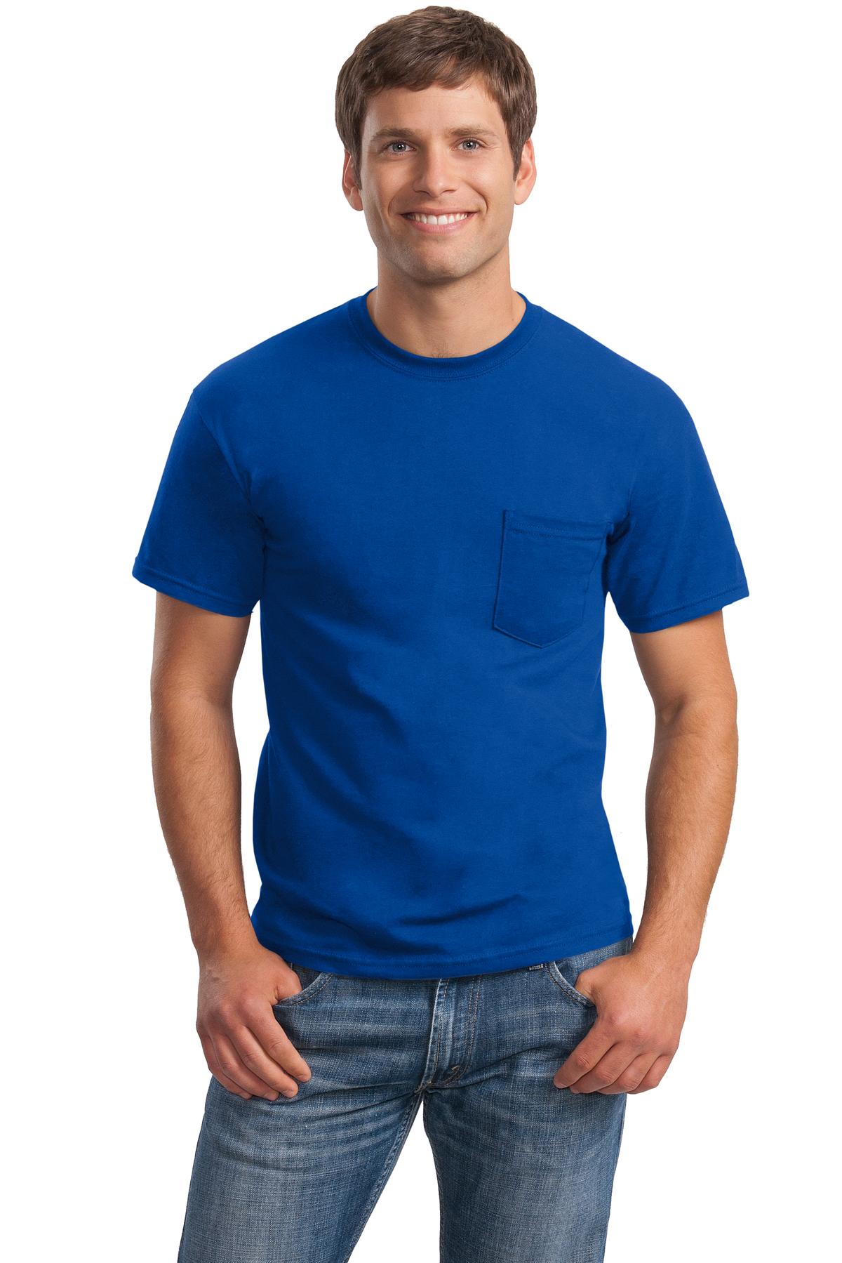 Gildan - Ultra Cotton 100% Cotton T-Shirt with Pocket. 2300