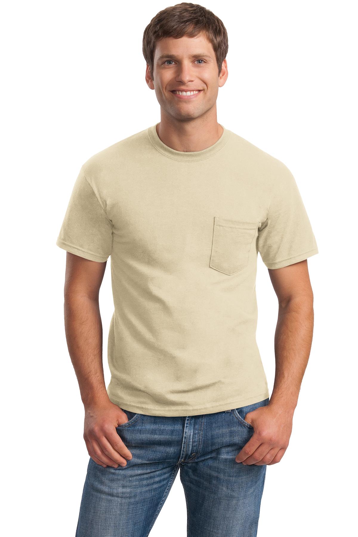 Gildan - Ultra Cotton 100% Cotton T-Shirt with Pocket. 2300