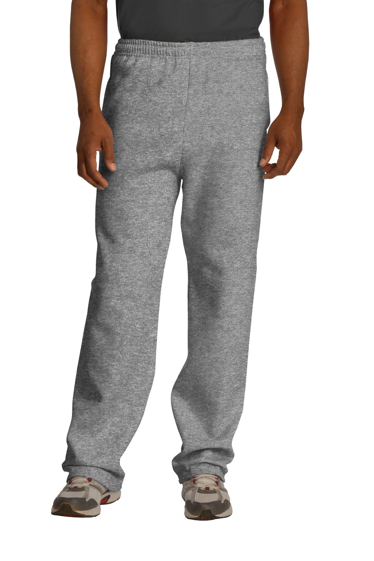 JERZEES NuBlend Open Bottom Pant with Pockets. 974MP