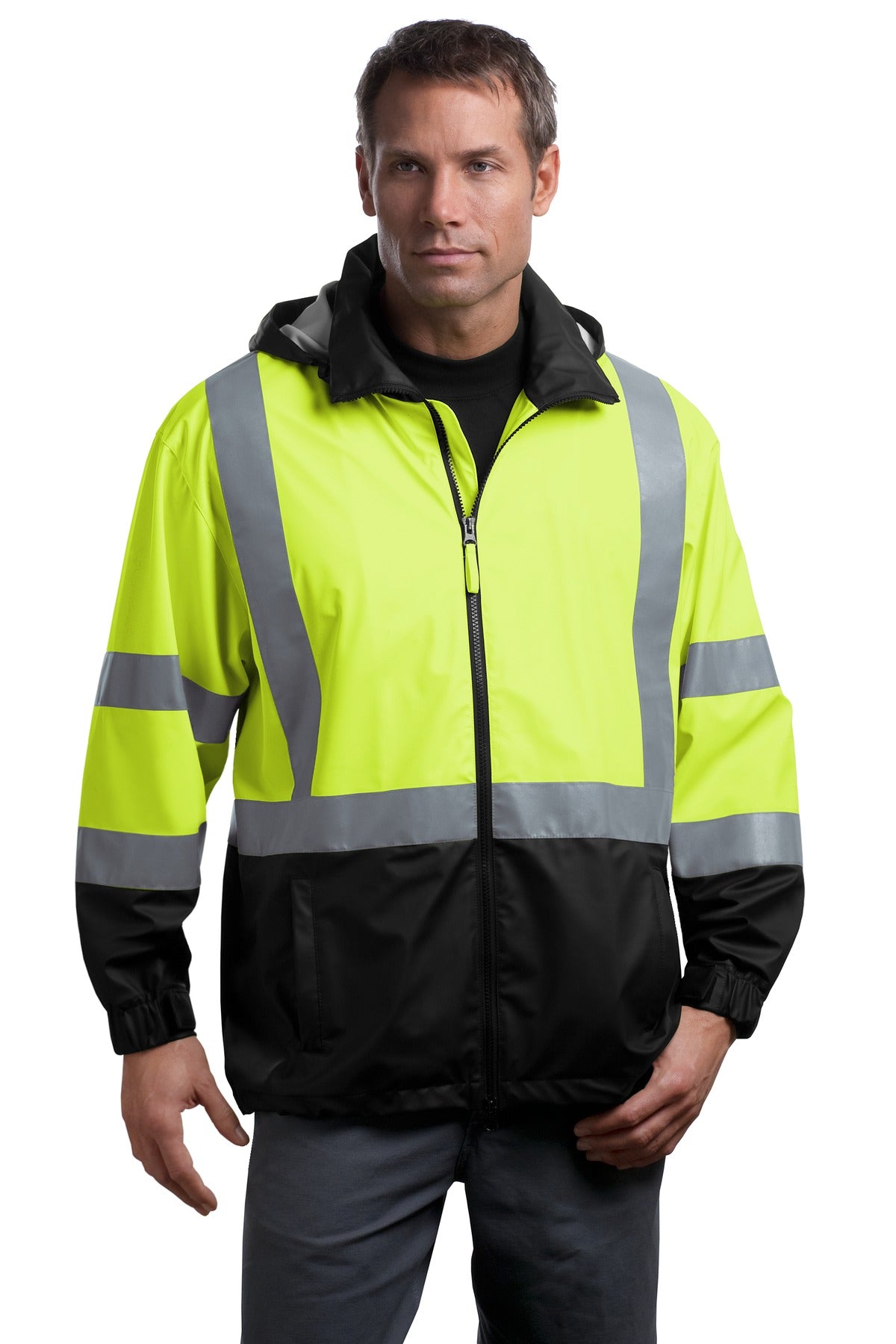 CornerStone ANSI 107 Class 3 Safety Windbreaker CSJ25