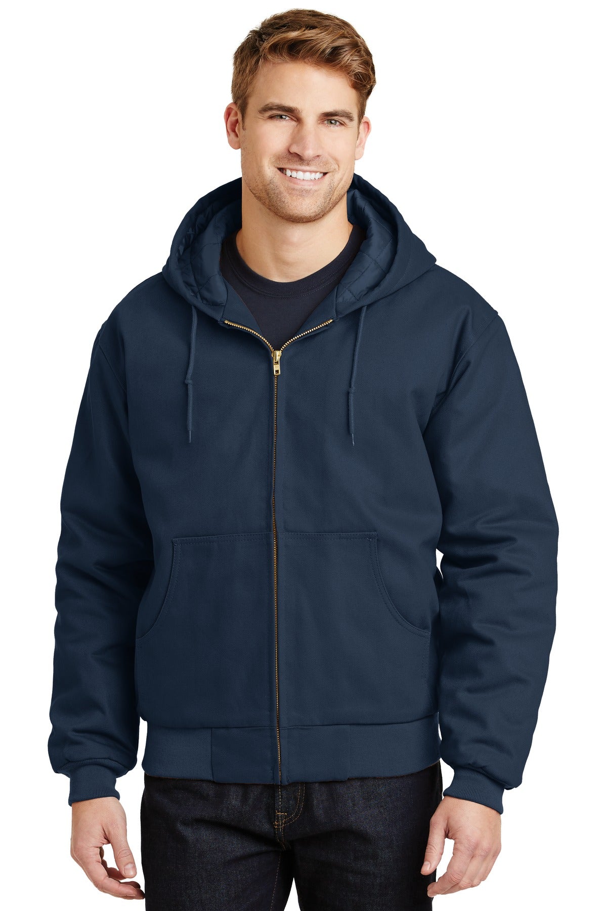 CornerStone Duck Cloth Hooded Work Jacket J763H