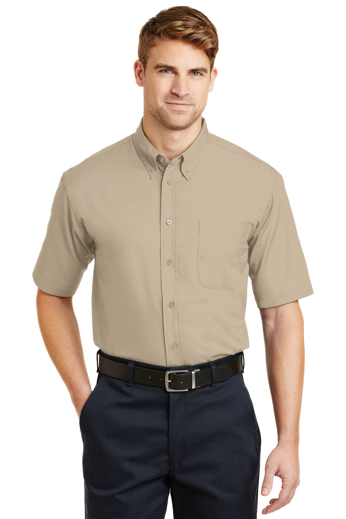 CornerStone Short Sleeve SuperPro Twill Shirt SP18