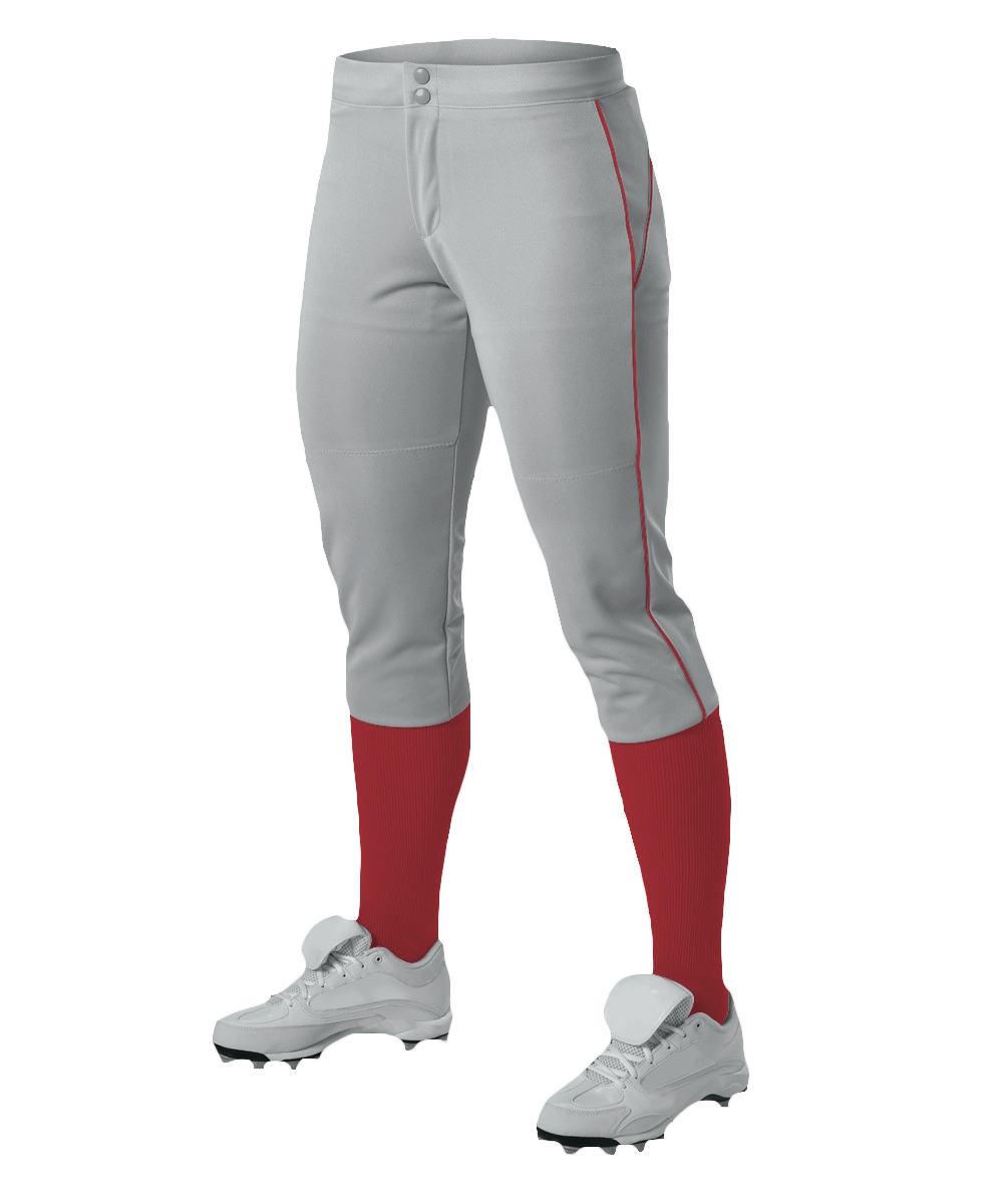Womens Belted Piped Fastpitch Pant