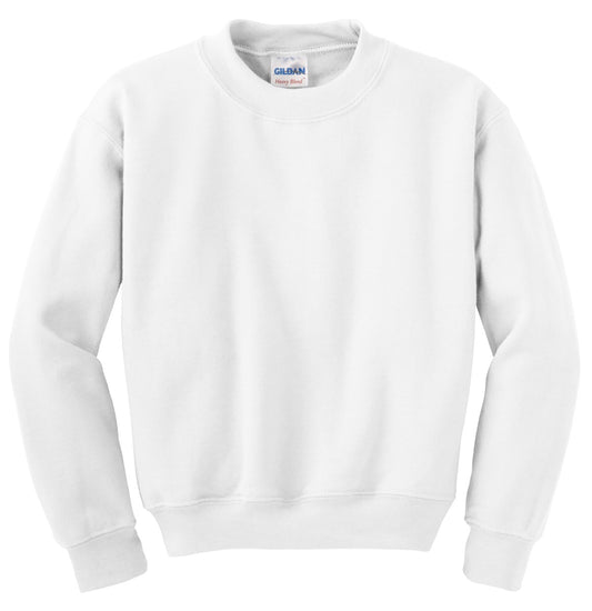 Gildan - Youth Heavy Blend Crewneck Sweatshirt.  18000B