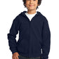 Gildan Youth Heavy Blend Full-Zip Hooded Sweatshirt. 18600B
