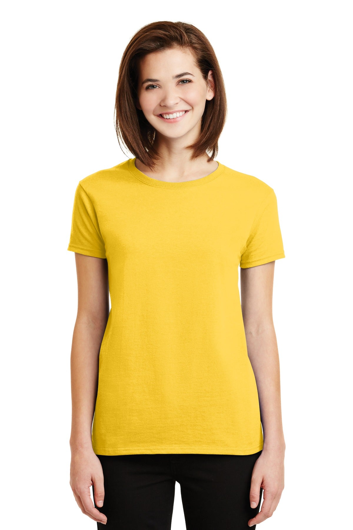 Gildan - Ladies 100% US Cotton T-Shirt. 2000L