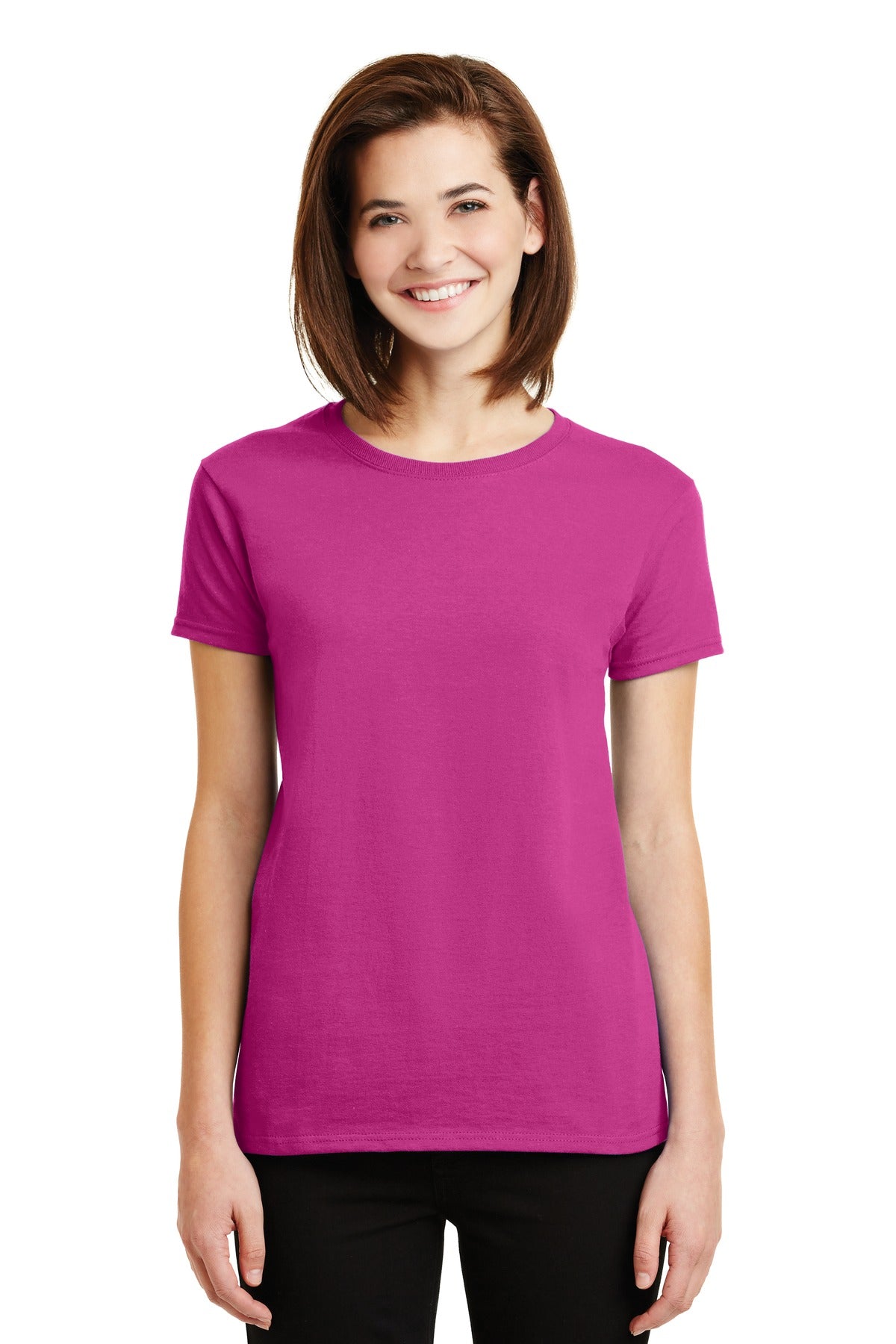 Gildan - Ladies 100% US Cotton T-Shirt. 2000L