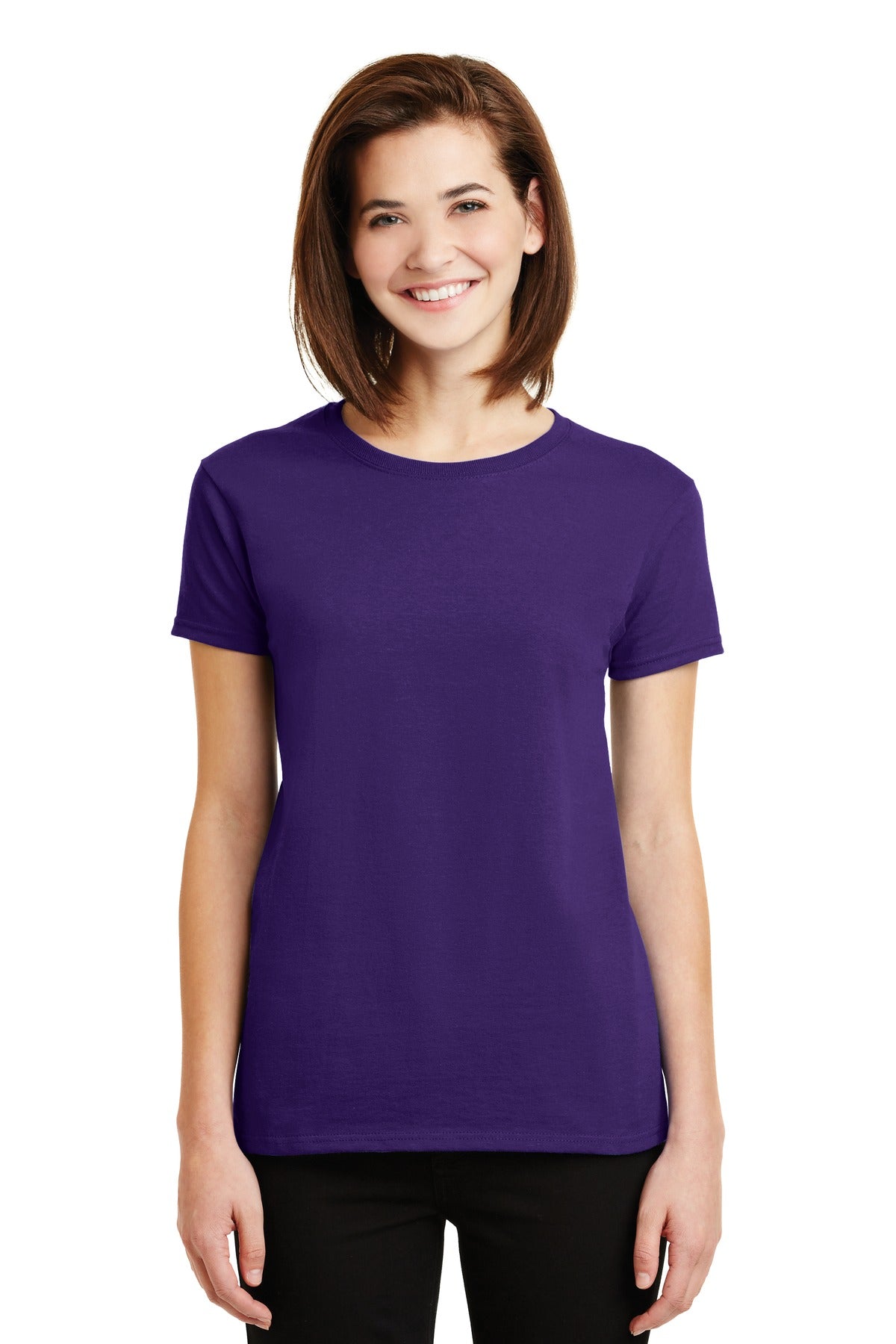 Gildan - Ladies 100% US Cotton T-Shirt. 2000L