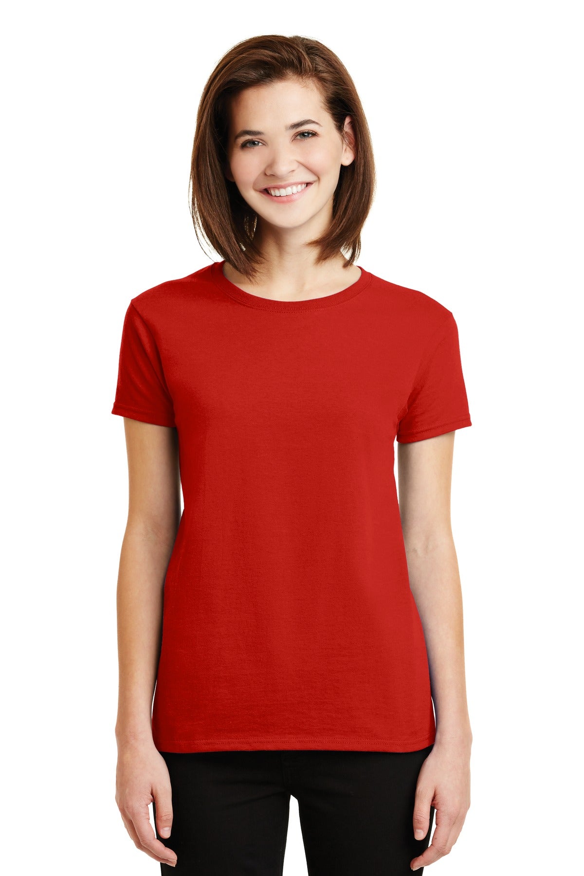Gildan - Ladies 100% US Cotton T-Shirt. 2000L