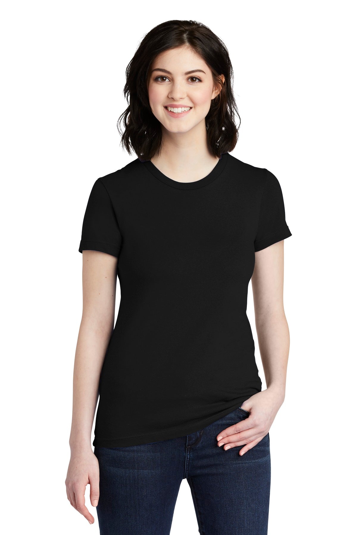 American Apparel Women's Fine Jersey T-Shirt 2102W