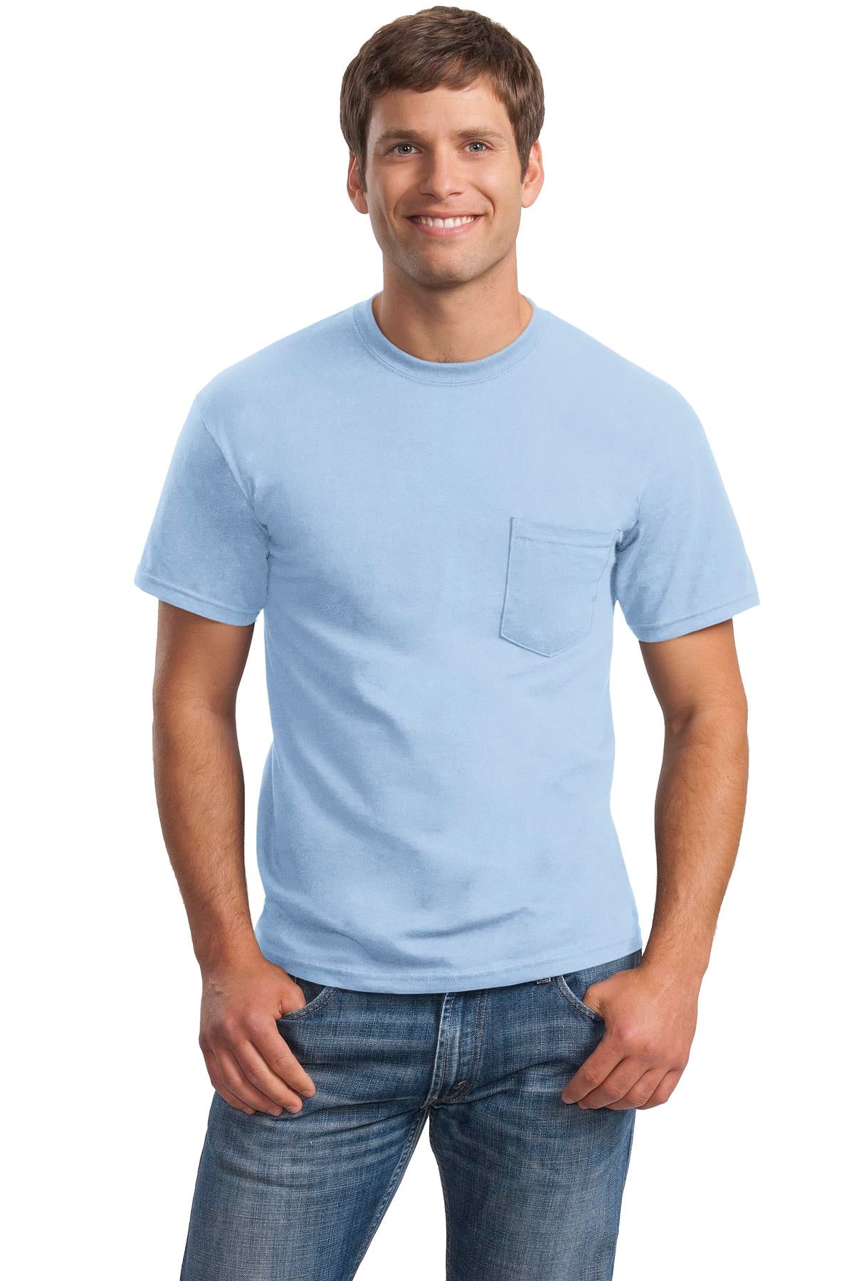 Gildan - Ultra Cotton 100% Cotton T-Shirt with Pocket.  2300