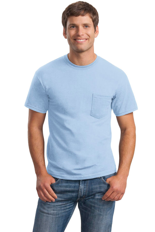 Gildan - Ultra Cotton 100% Cotton T-Shirt with Pocket.  2300