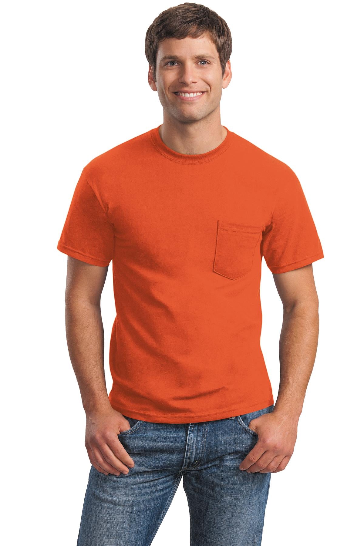Gildan - Ultra Cotton 100% Cotton T-Shirt with Pocket.  2300