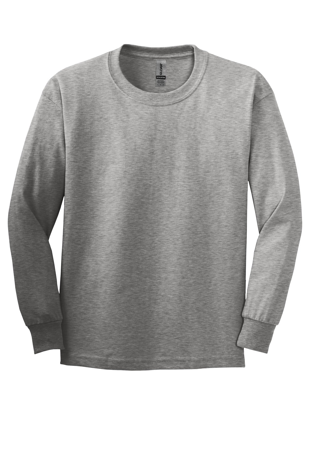 Gildan - Youth Ultra Cotton Long Sleeve T-Shirt.  2400B