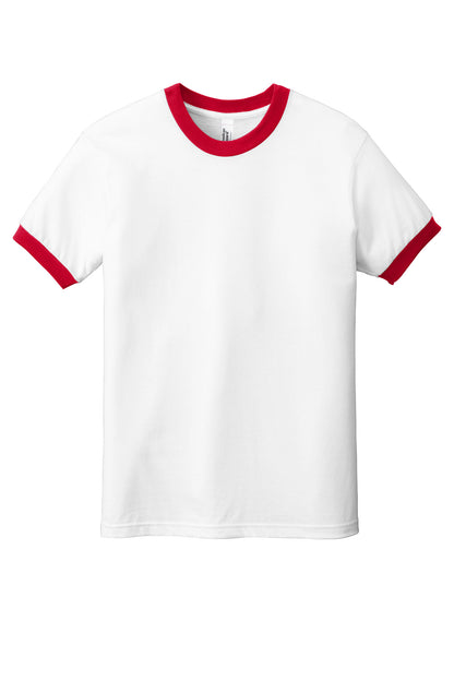 American Apparel Fine Jersey Ringer T-Shirt 2410W