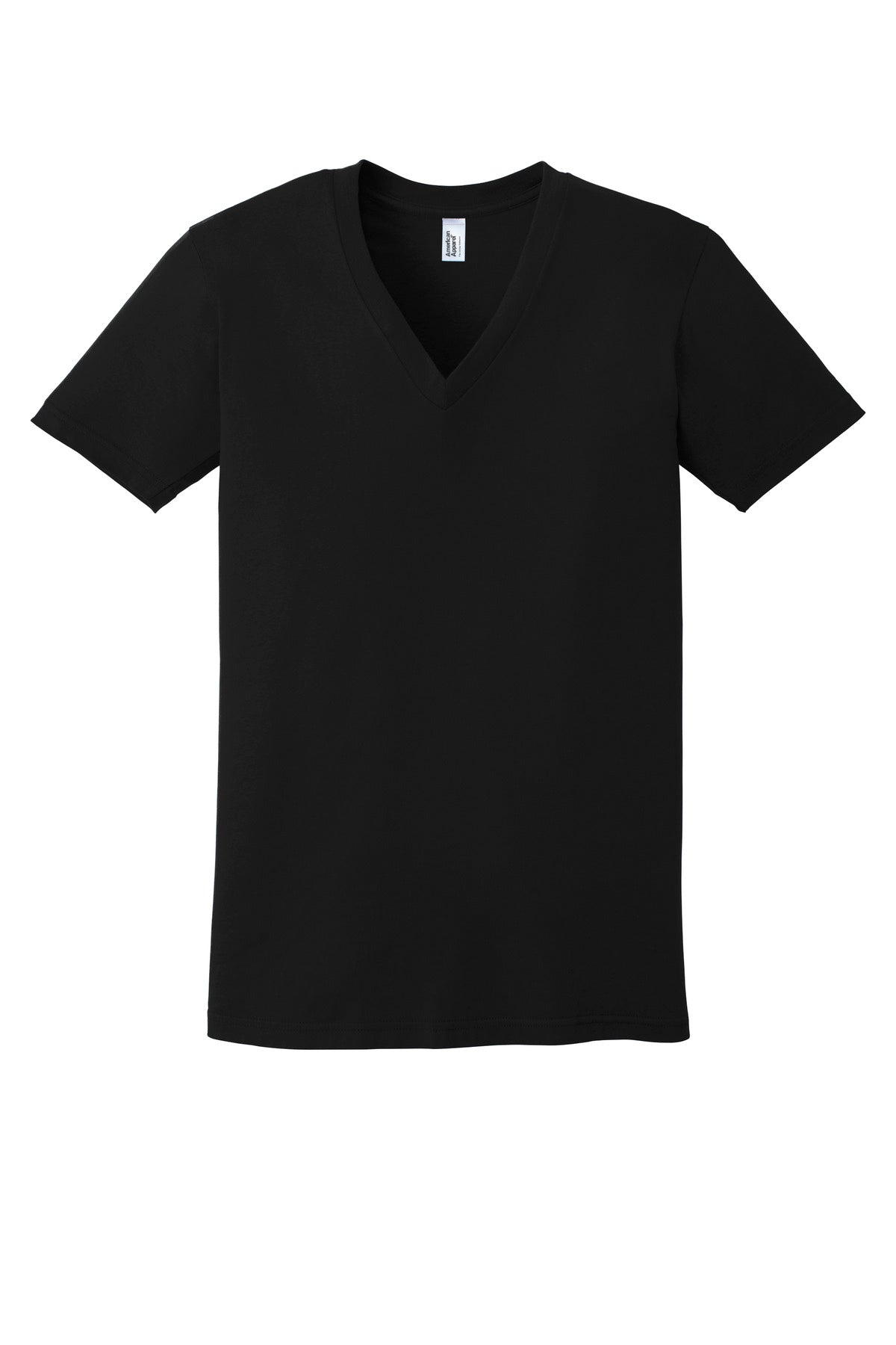 American Apparel Fine Jersey V-Neck T-Shirt 2456W