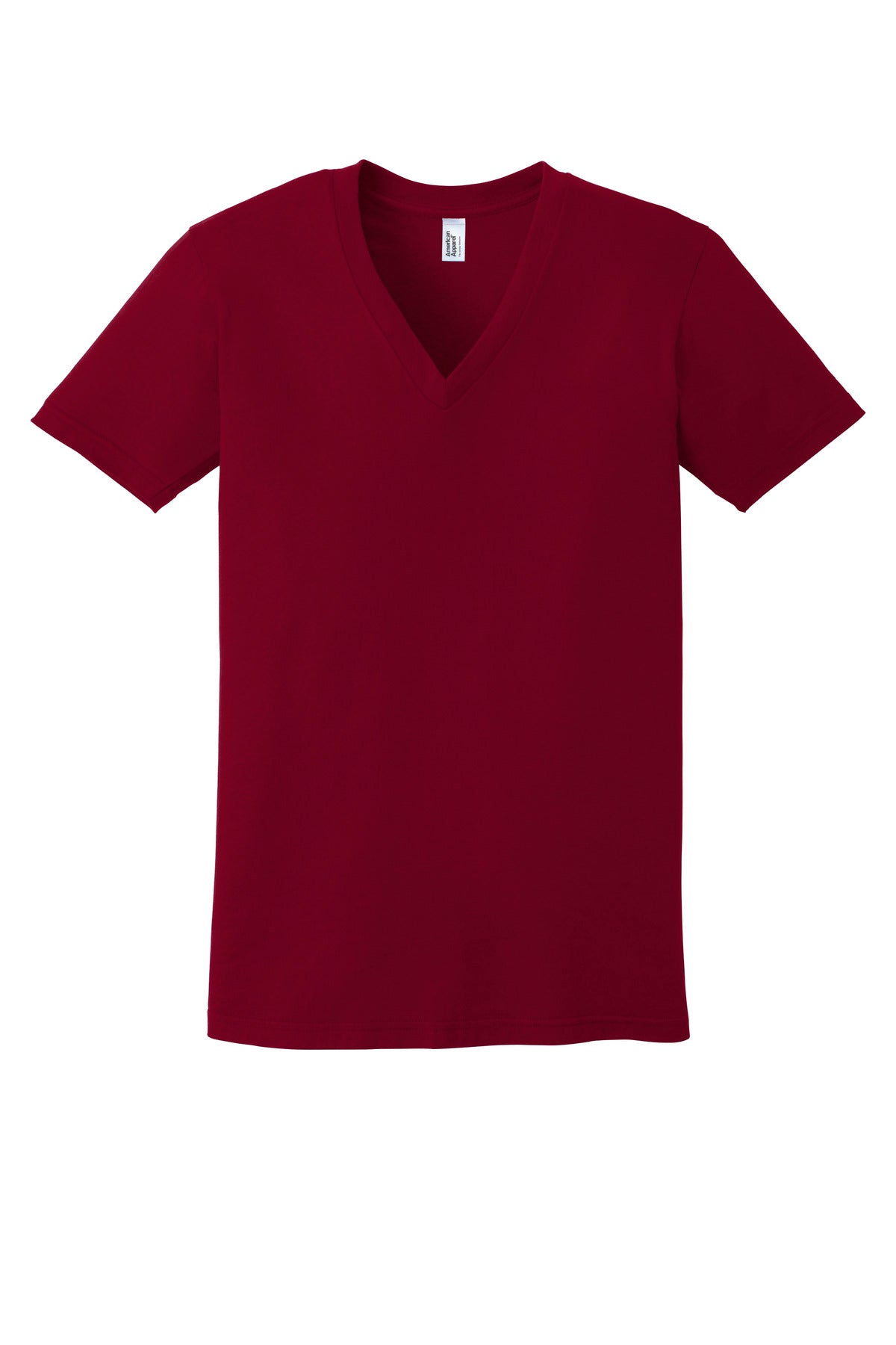American Apparel Fine Jersey V-Neck T-Shirt 2456W