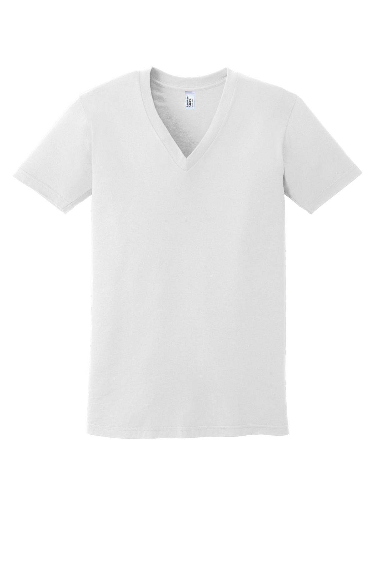 American Apparel Fine Jersey V-Neck T-Shirt 2456W