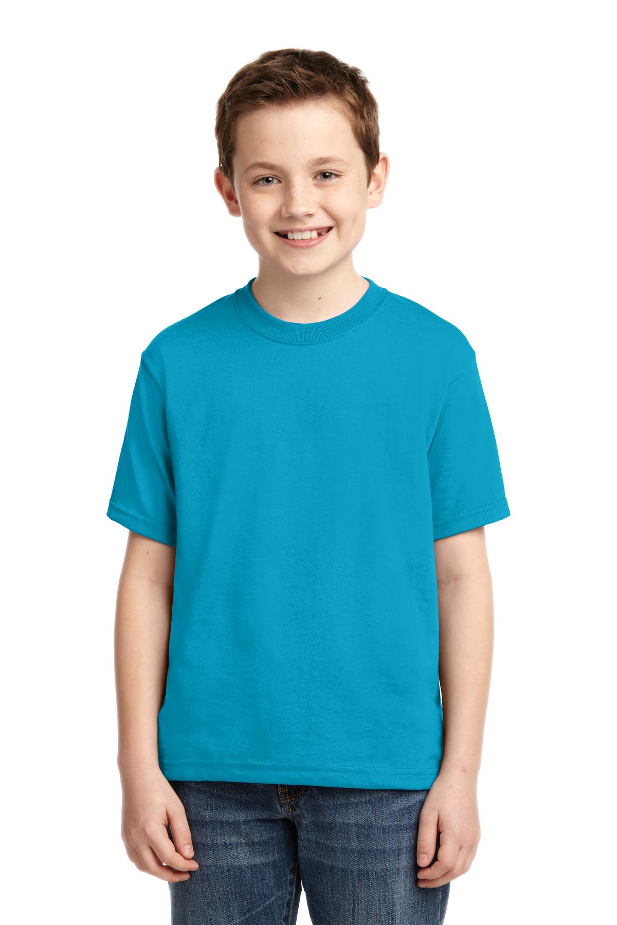 JERZEES - Youth Dri-Power 50/50 Cotton/Poly T-Shirt.  29B
