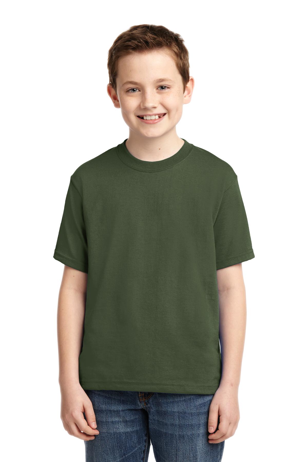 JERZEES - Youth Dri-Power 50/50 Cotton/Poly T-Shirt.  29B