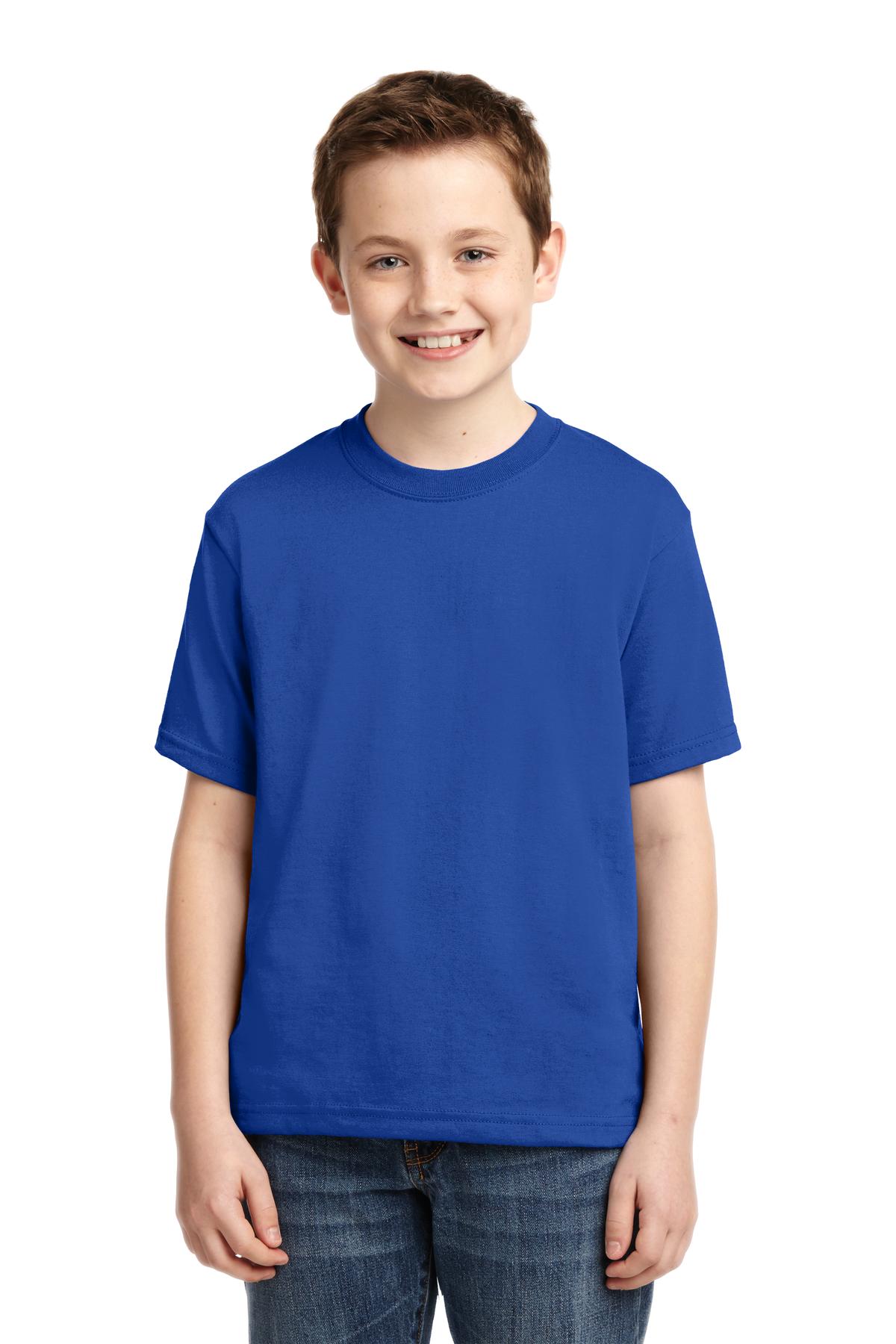 JERZEES - Youth Dri-Power 50/50 Cotton/Poly T-Shirt.  29B