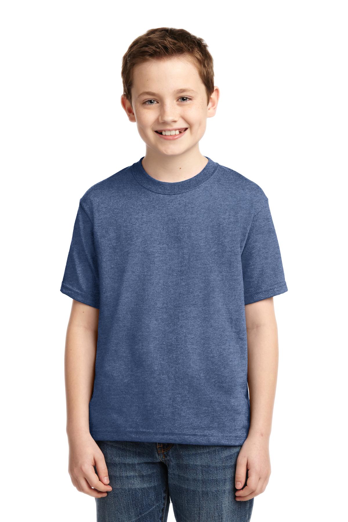 JERZEES - Youth Dri-Power 50/50 Cotton/Poly T-Shirt.  29B