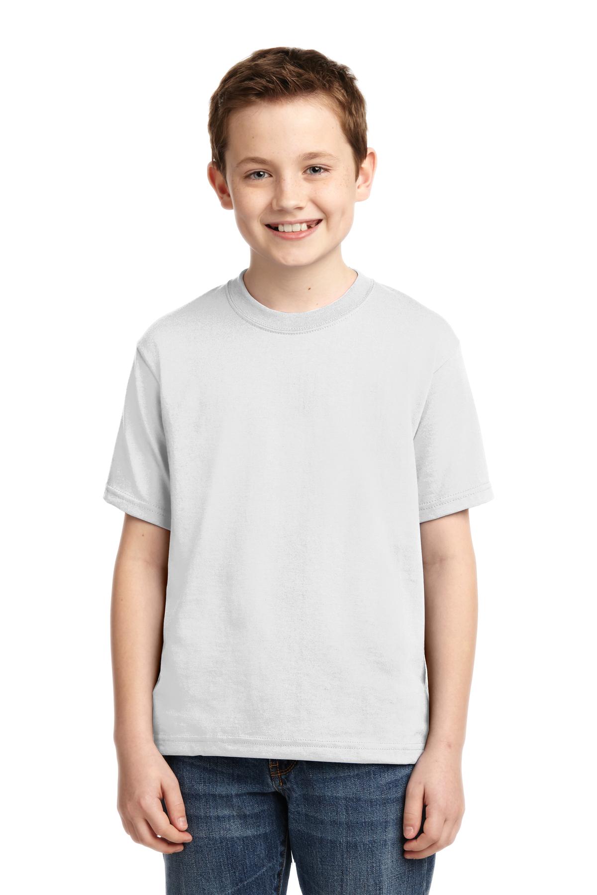 JERZEES - Youth Dri-Power 50/50 Cotton/Poly T-Shirt.  29B
