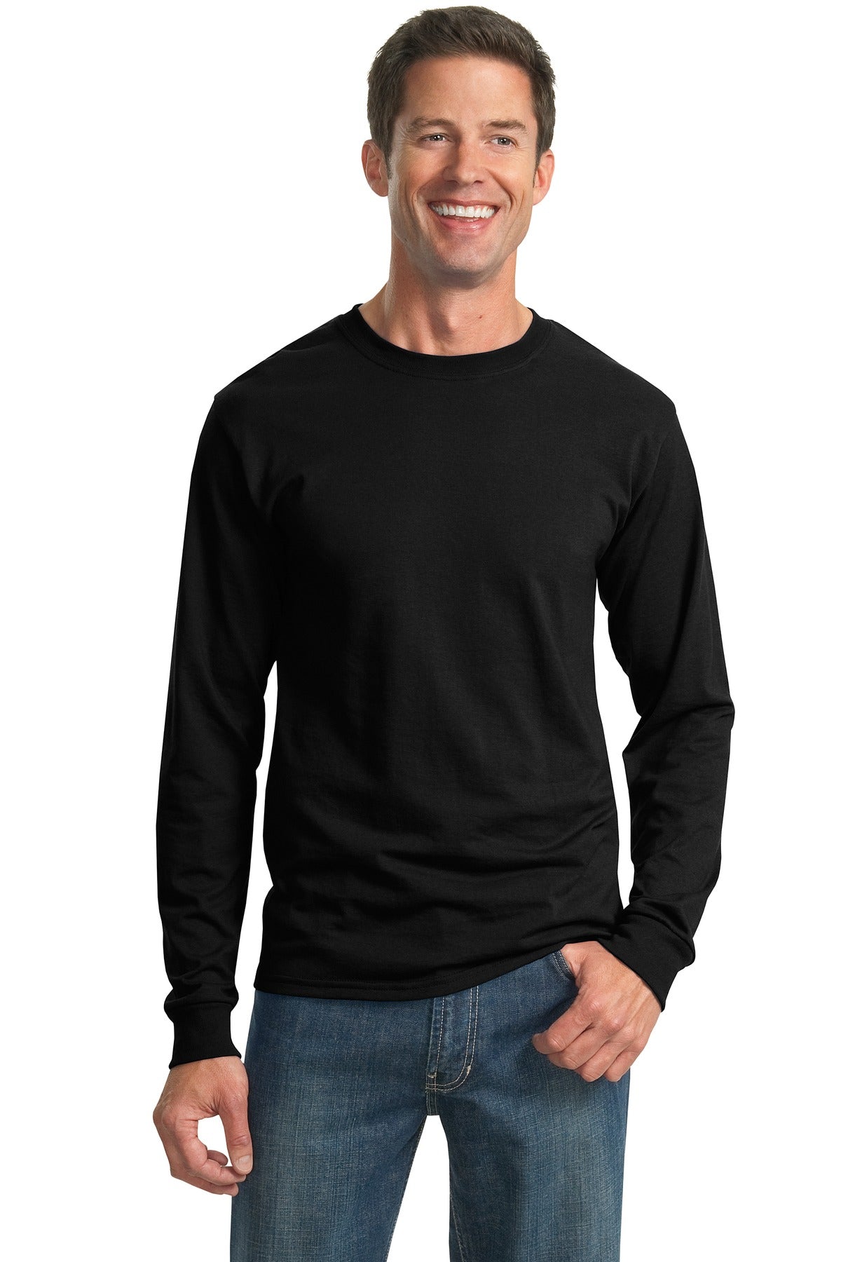 JERZEES - Dri-Power 50/50 Cotton/Poly Long Sleeve T-Shirt.  29LS