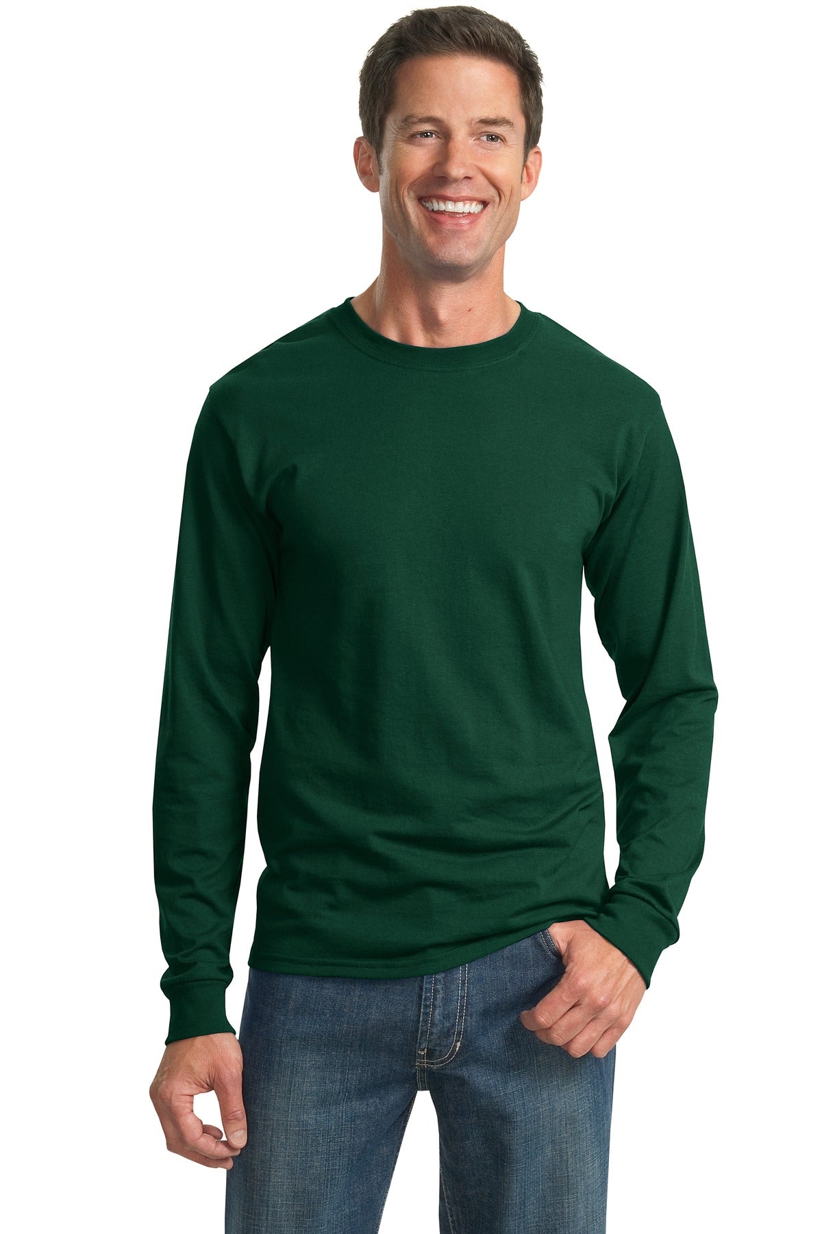 JERZEES - Dri-Power 50/50 Cotton/Poly Long Sleeve T-Shirt.  29LS