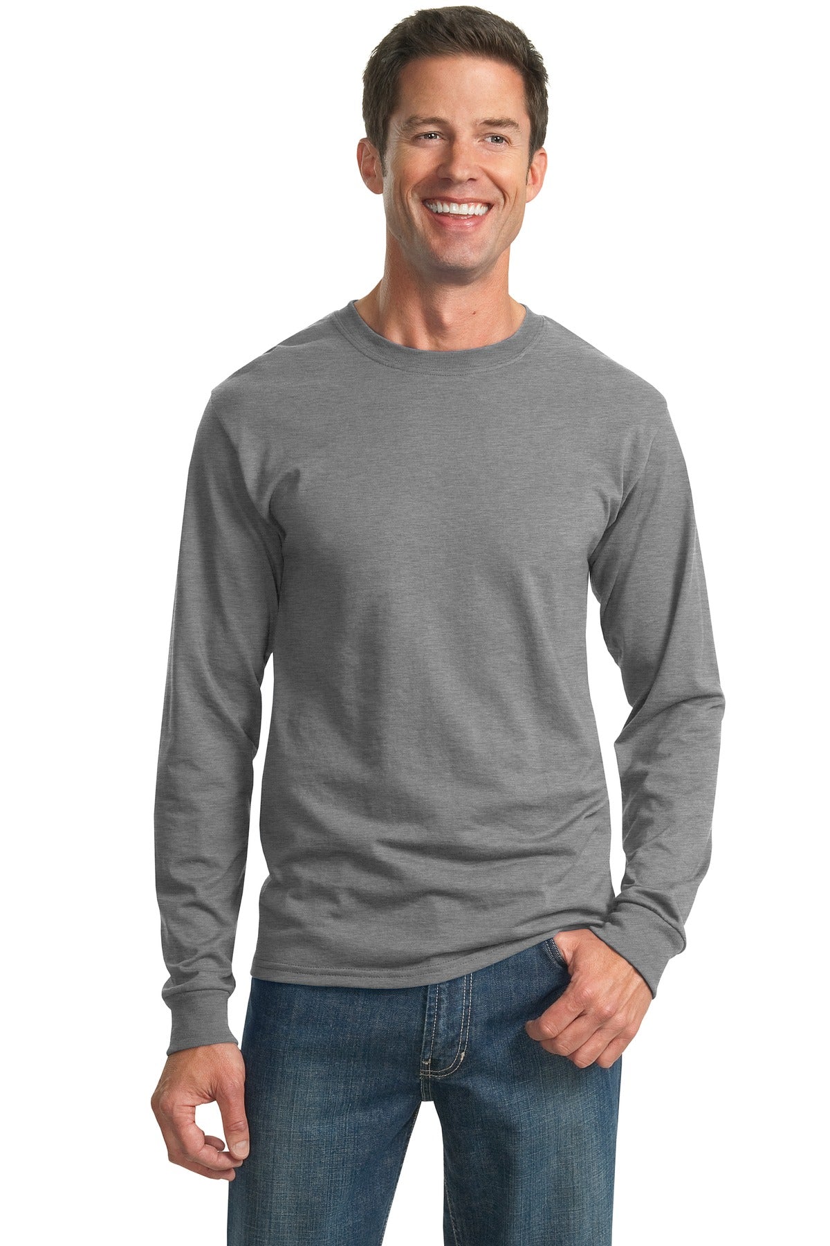 JERZEES - Dri-Power 50/50 Cotton/Poly Long Sleeve T-Shirt.  29LS