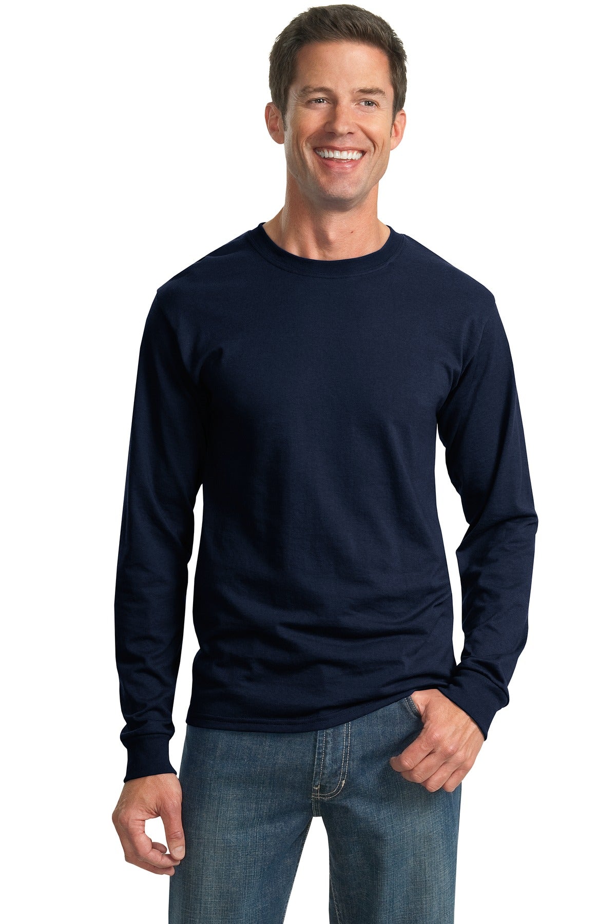 JERZEES - Dri-Power 50/50 Cotton/Poly Long Sleeve T-Shirt.  29LS