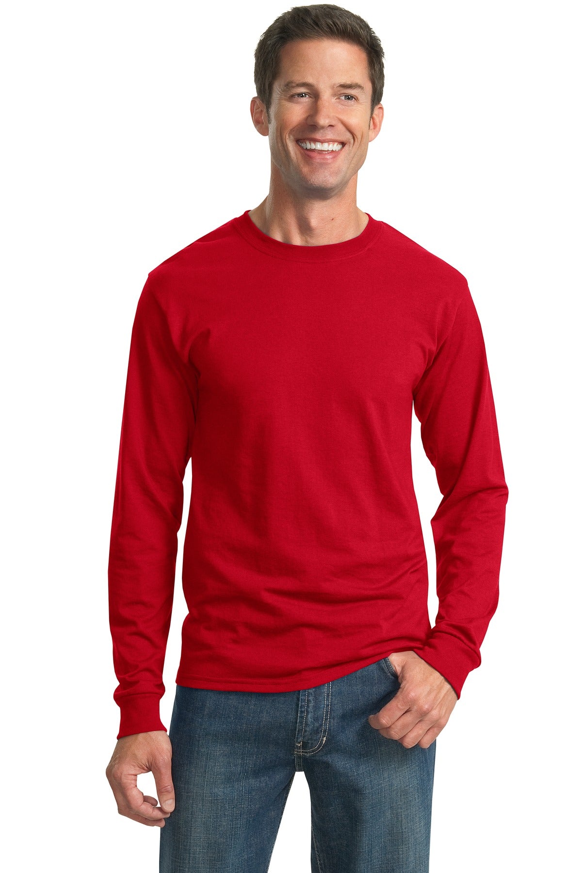JERZEES - Dri-Power 50/50 Cotton/Poly Long Sleeve T-Shirt.  29LS