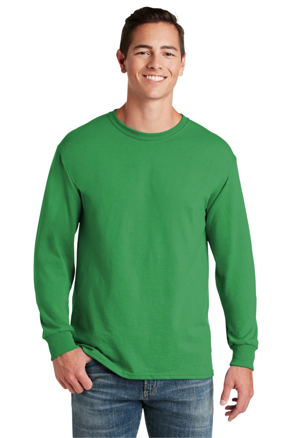JERZEES - Dri-Power 50/50 Cotton/Poly Long Sleeve T-Shirt.  29LS