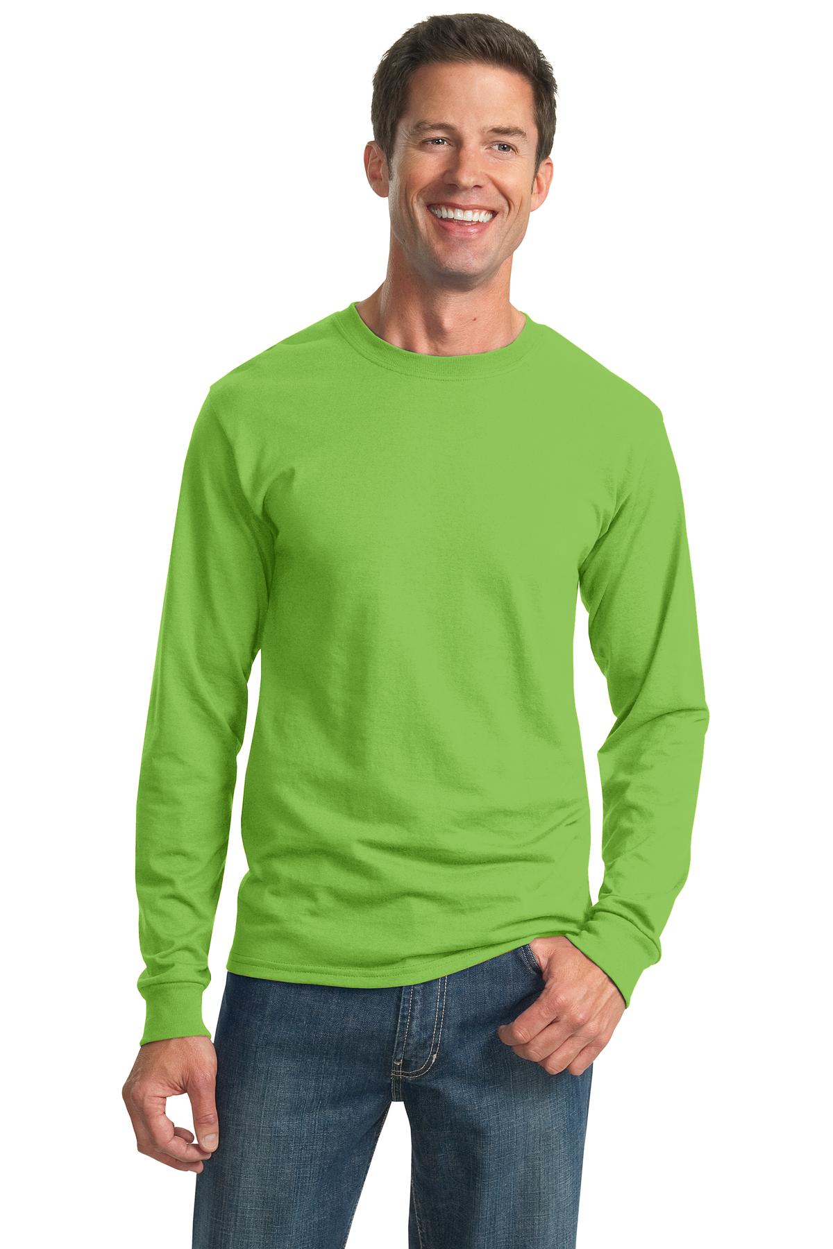 JERZEES - Dri-Power 50/50 Cotton/Poly Long Sleeve T-Shirt.  29LS