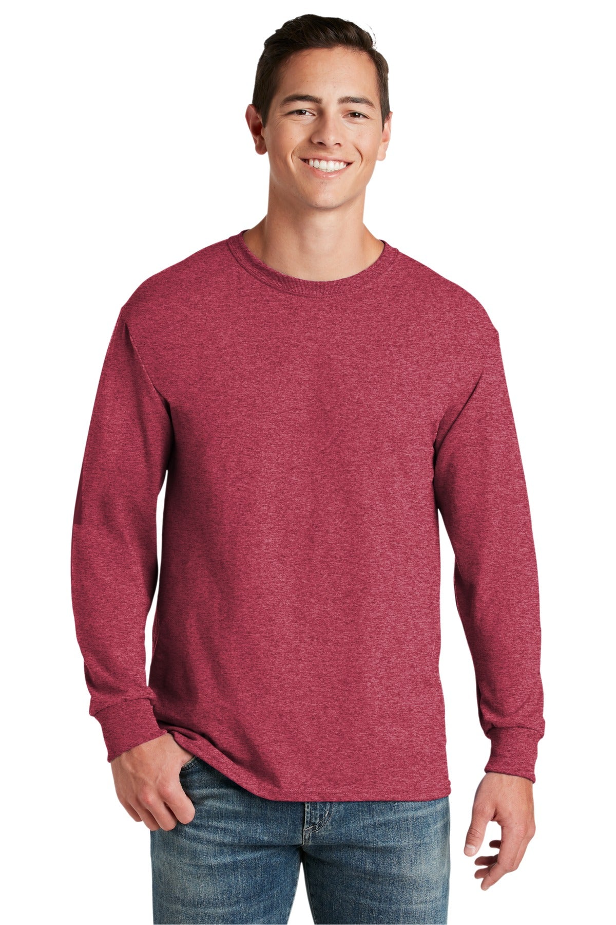 JERZEES - Dri-Power 50/50 Cotton/Poly Long Sleeve T-Shirt.  29LS