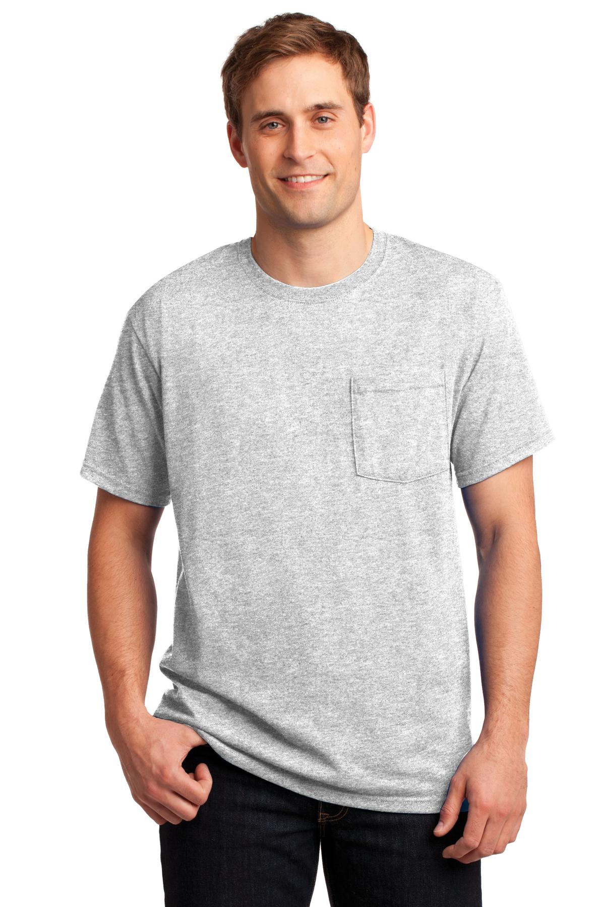 JERZEES -  Dri-Power 50/50 Cotton/Poly Pocket T-Shirt.  29MP