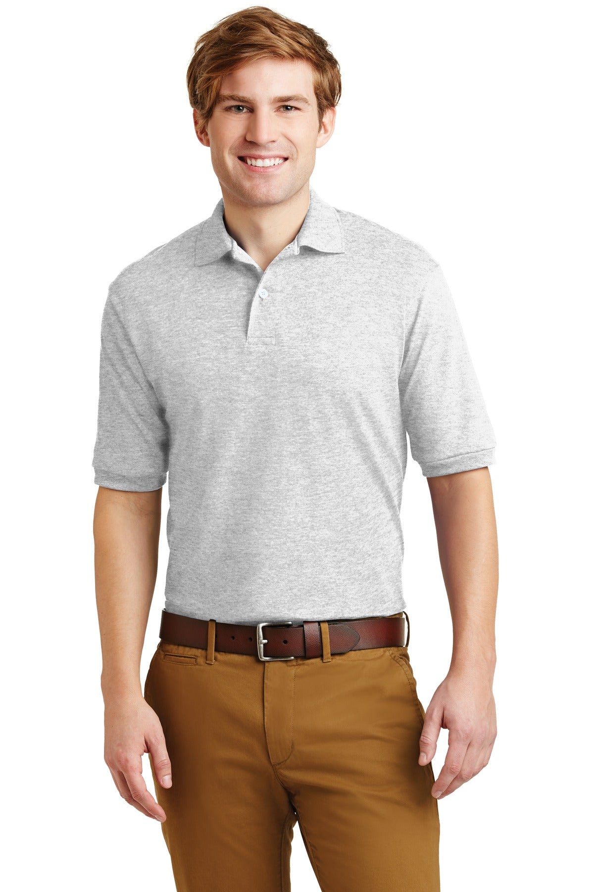 JERZEES - SpotShield 5.4-Ounce Jersey Knit Sport Shirt. 437M