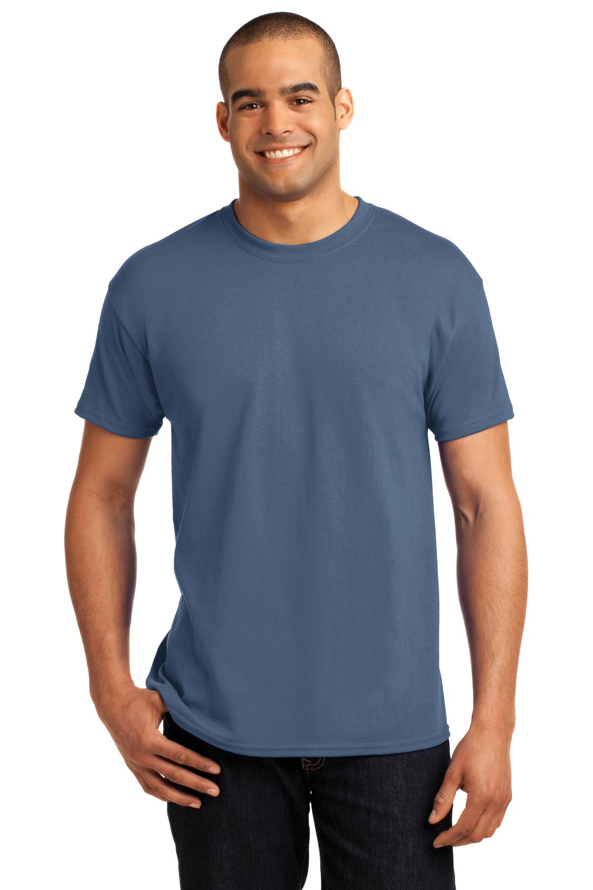 Hanes - EcoSmart 50/50 Cotton/Poly T-Shirt.  5170