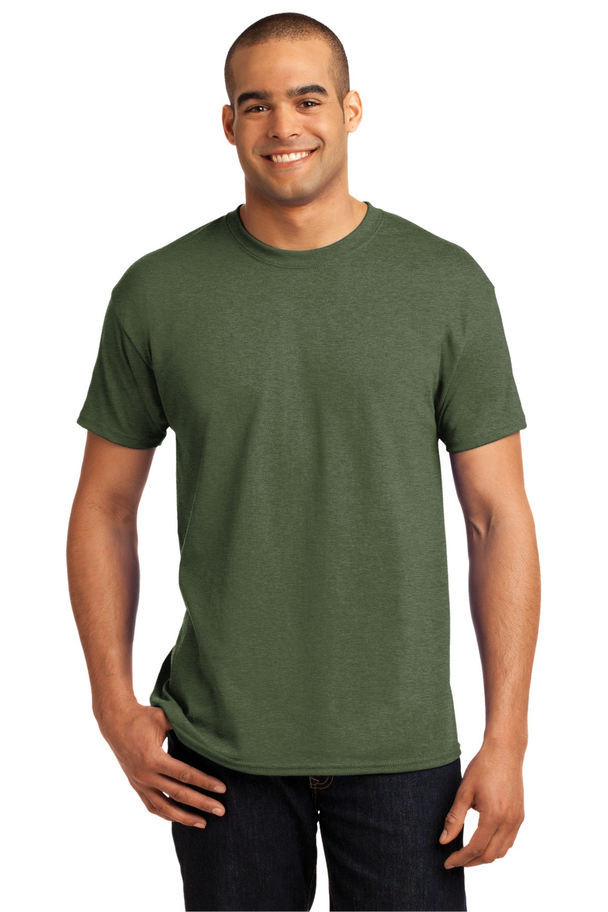 Hanes - EcoSmart 50/50 Cotton/Poly T-Shirt.  5170