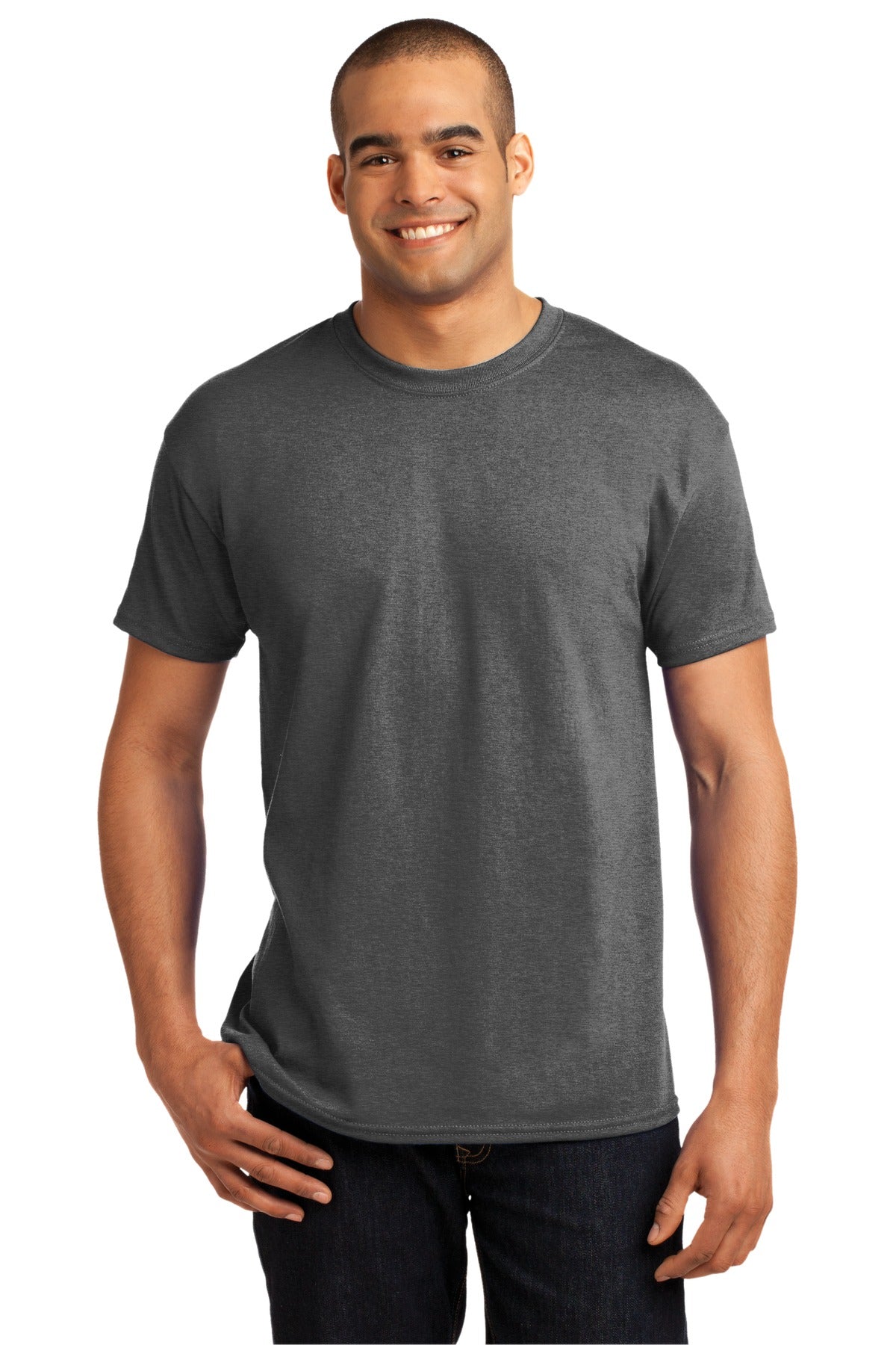 Hanes - EcoSmart 50/50 Cotton/Poly T-Shirt.  5170