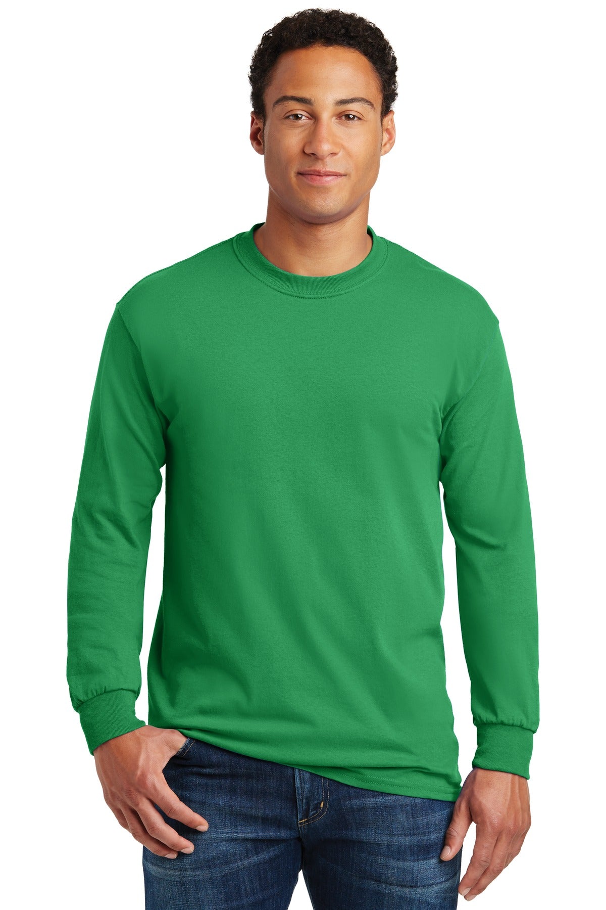 Gildan - Heavy Cotton 100% Cotton Long Sleeve T-Shirt.  5400