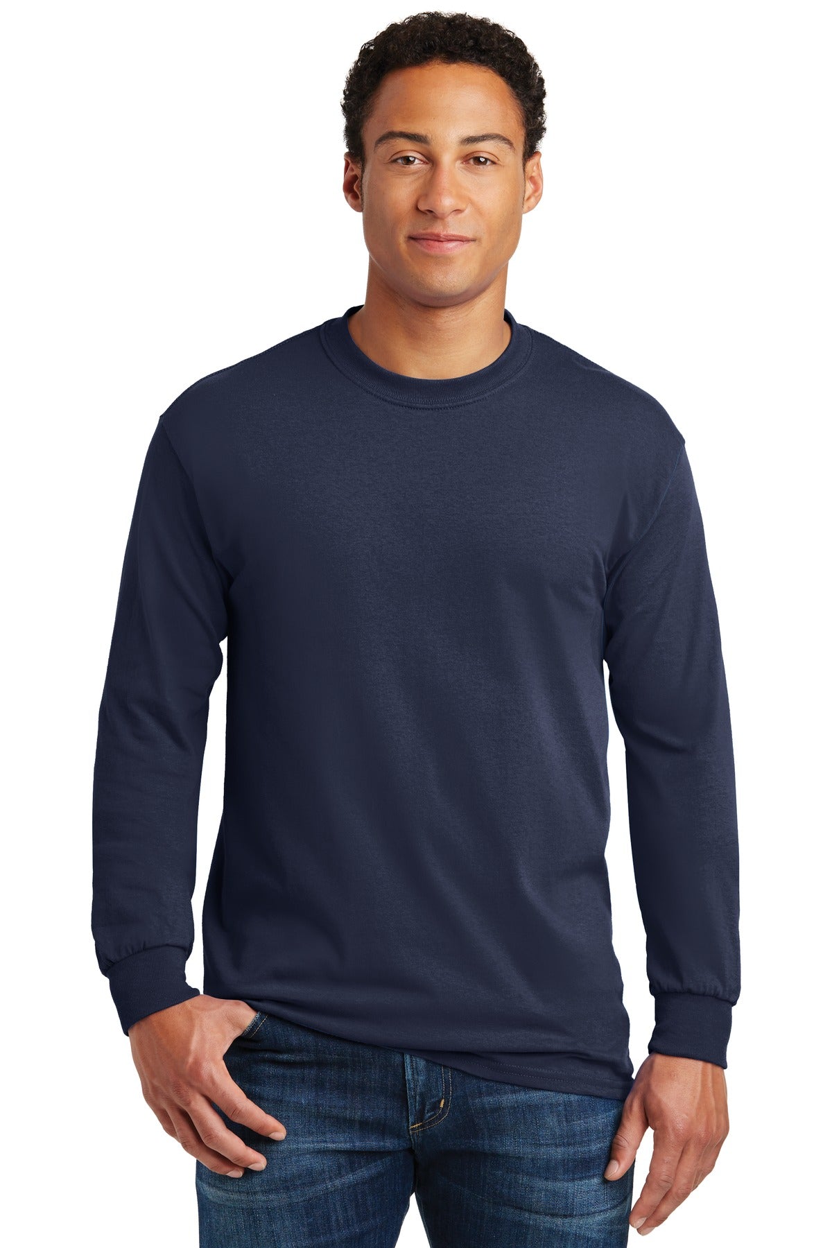 Gildan - Heavy Cotton 100% Cotton Long Sleeve T-Shirt.  5400