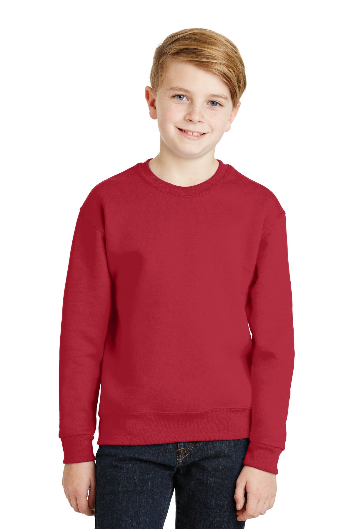 JERZEES - Youth NuBlend Crewneck Sweatshirt.  562B