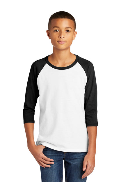 Gildan  Heavy Cotton  Youth 3/4-Sleeve Raglan T-Shirt. 5700B