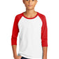 Gildan  Heavy Cotton  Youth 3/4-Sleeve Raglan T-Shirt. 5700B