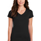 Gildan Ladies Heavy Cotton 100% Cotton V-Neck T-Shirt. 5V00L