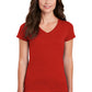 Gildan Ladies Heavy Cotton 100% Cotton V-Neck T-Shirt. 5V00L