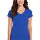 Gildan Ladies Heavy Cotton 100% Cotton V-Neck T-Shirt. 5V00L